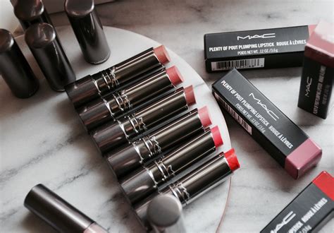 Mac Plenty Of Pout Plumping Lipsticks Makeup Sessions