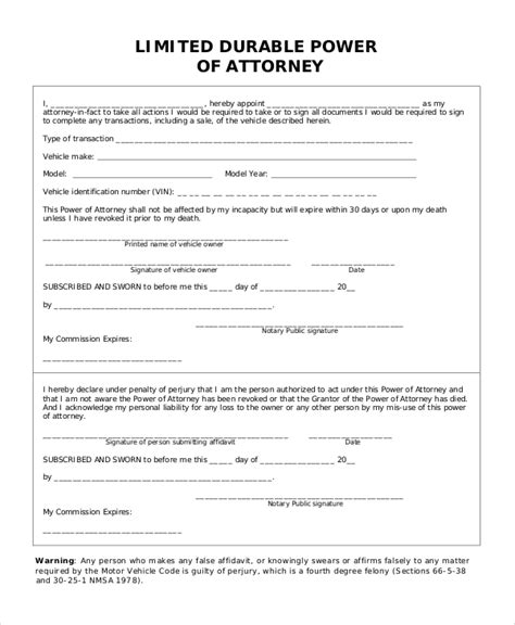 Printable power of attorney forms: Limited Power Of Attorney Form California Reasons Why ...