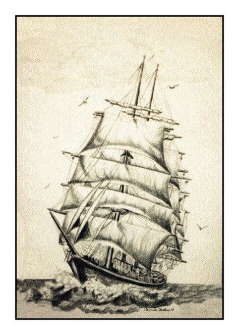 Drawings painting scrimshaw royal navy pen drawing sea art sailing ships art ancient. "Full Sail" Ink drawing from an old vintage print of a ...