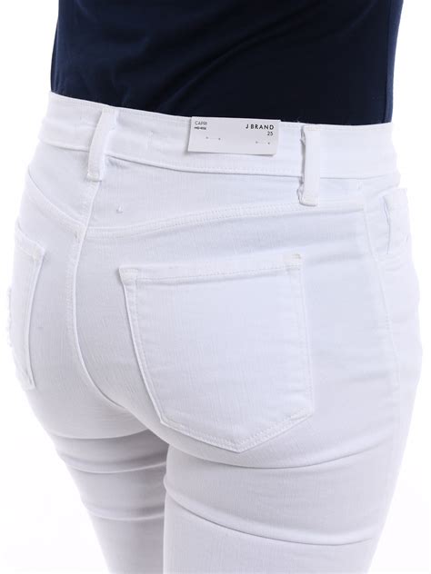 اسکینی J Brand Capri mid rise skinny jeans JB000876UNDEREXPOSED