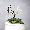 Personalised Cake Topper By Here's To Us | notonthehighstreet.com