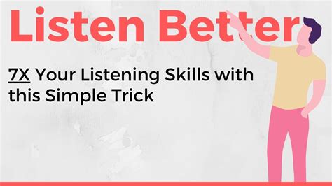 Listening Exercises How To Improve Your Listening Skills One Simple