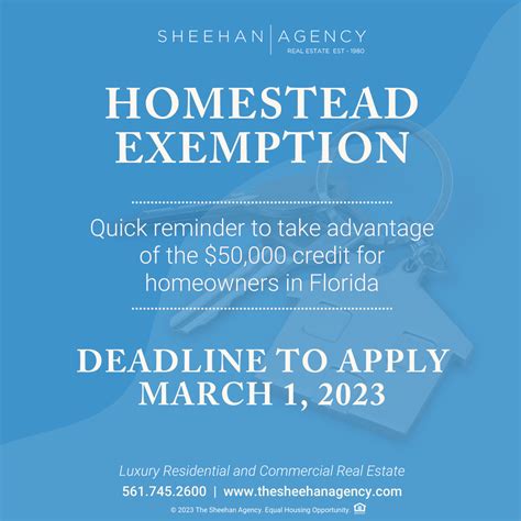 What Is The Deadline For Homestead Exemption In Florida 2023 2024
