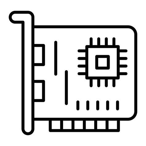 Network Interface Card Icon Style 7241100 Vector Art At Vecteezy