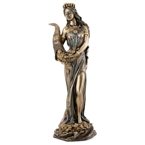 Top Collection Goddess Fortuna Statue Fortuna Blindfolded Goddess Of