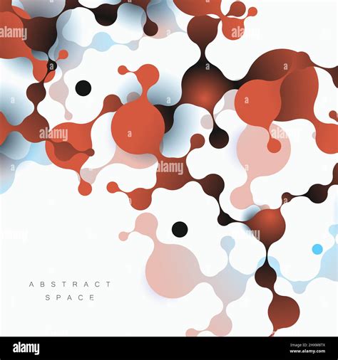 Molécula Y Estructura Molecular Ilustración De Vectores De átomos Aislados Imagen Vector De