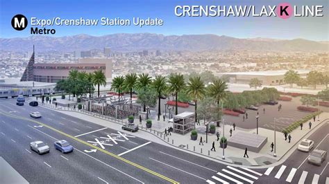 La Metro Crenshawlax K Line Expocrenshaw Station Update Youtube