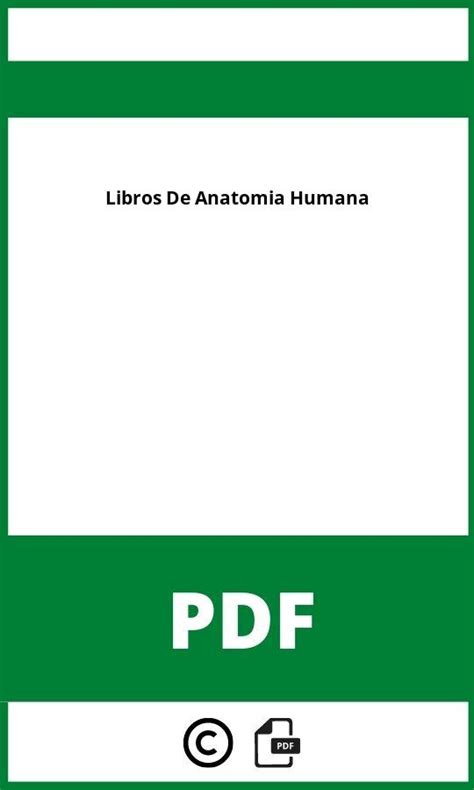 Descargar Libros De Anatomia Humana Gratis Pdf 2023