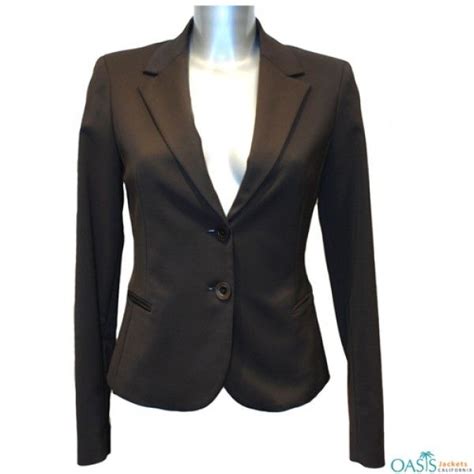 Wholesale Womens Tailored Classic Black Suit Jacket Manufacturer