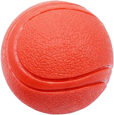 Rmgtz Indestructible Solid Rubber Ball For Dogs High Bouncing Chew Pet