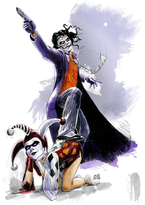 The Joker And Harley Quinn By Cdelafuente On Deviantart