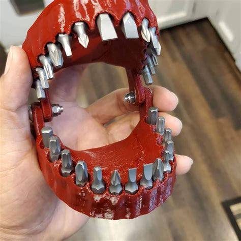 Denture Drill Bit Holder Is A Brilliant Use For 3d Printer