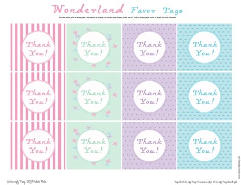 Once you've selected a template, use the text editor to tweak the details. 6 Best Images of Free Printable Thank You Favor Tags ...