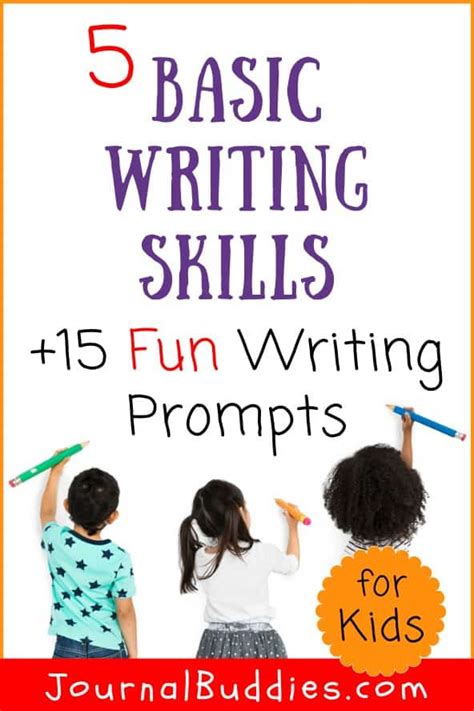 Writing Prompts And Basic Writing Skills For Kids
