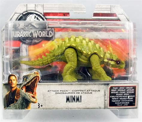 Action Figures And Statues Jurassic World Attack Pack Minmi Figure Mattel Fvj91 Action Figures