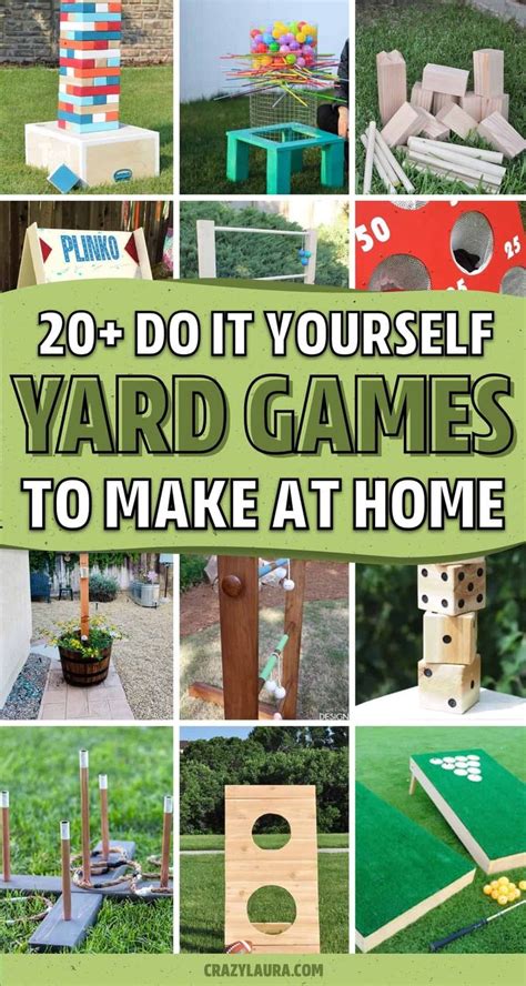 20 Best Diy Backyard Games And Lawn Activity Ideas Backyard Games Diy