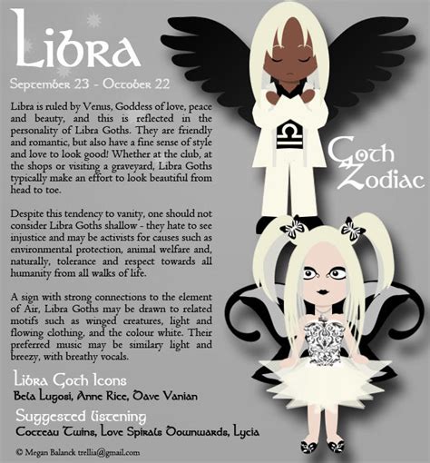 Goth Zodiac Libra By Trellia On Deviantart