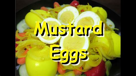 How To Make Amish Mustard Pickled Eggs ~ Pickled Egg Recipe Youtube
