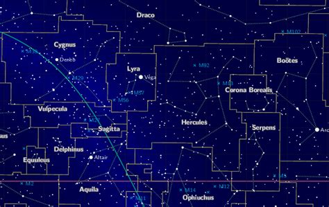 Map Of The Constellations In The