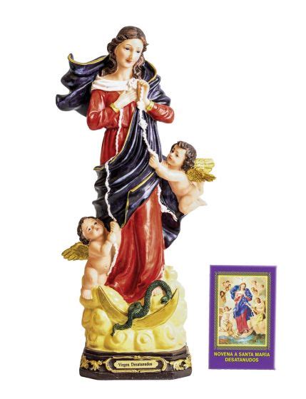 Estatua Y Novena De Nuestra Señora Desatanudos