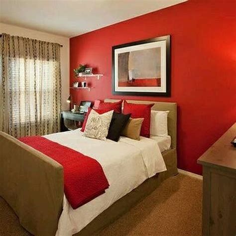 41 Luxury Red Apartment With Rustic Accents Ideas Red Accent Wall