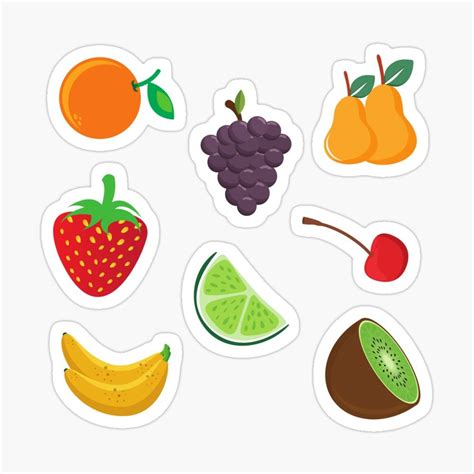 Fruit Collection Sticker By Iamshenlock Homemade Stickers Stickers