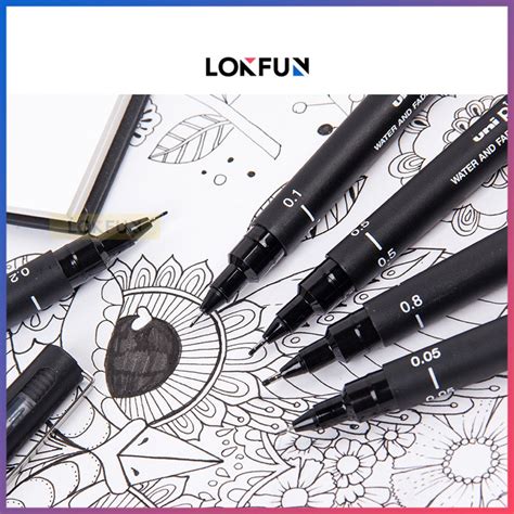 Uni Pin Fine Line Technical Drawing Pen Size 005010203050