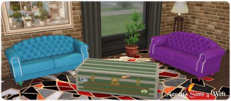 Annetts Sims 4 Welt Ts3 To Ts4 Conversion Sofa And Table November