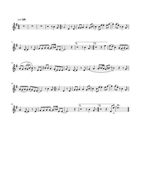 Hit The Road Jack Sheet Music For Saxophone Alto Solo