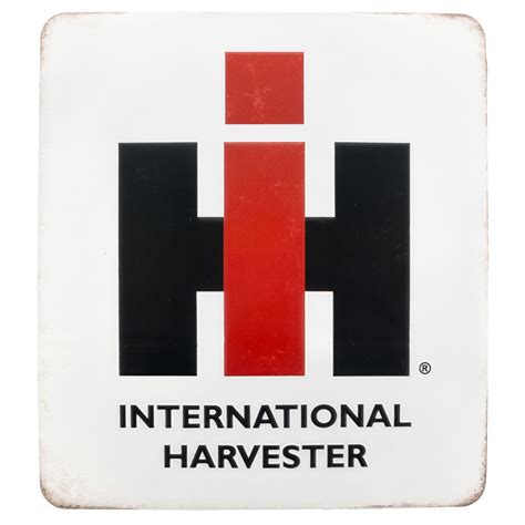 International harvester sign ih sign ih decor barn wood sign. International Harvester Embossed Tin Sign Vintage Style ...