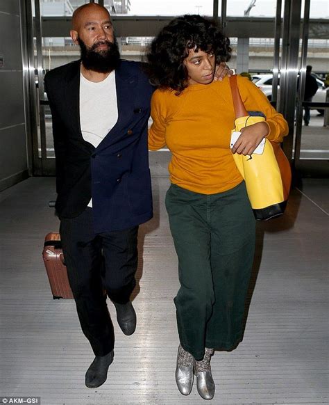 Loved Up Solange Knowles And Husband Alan Ferguson Jet Out Of Nyc