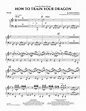 How to Train Your Dragon - Piano Sheet Music | Sean O'Loughlin | Full ...