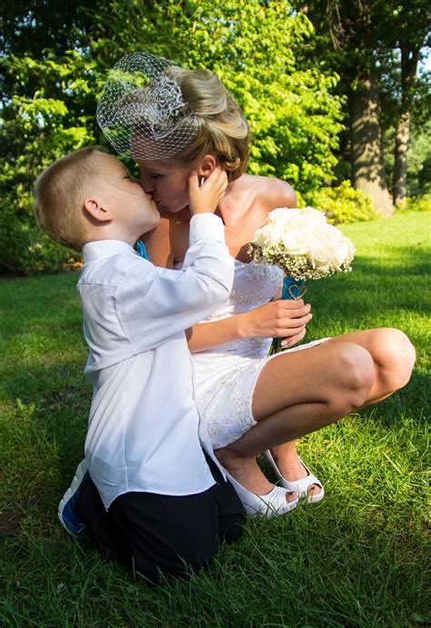 Wedding Photo My Son I This Was Not Planned But So Cute Mother