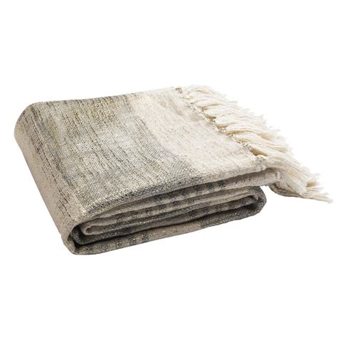 Leo Metallic Throw Blanket Paynes Gray