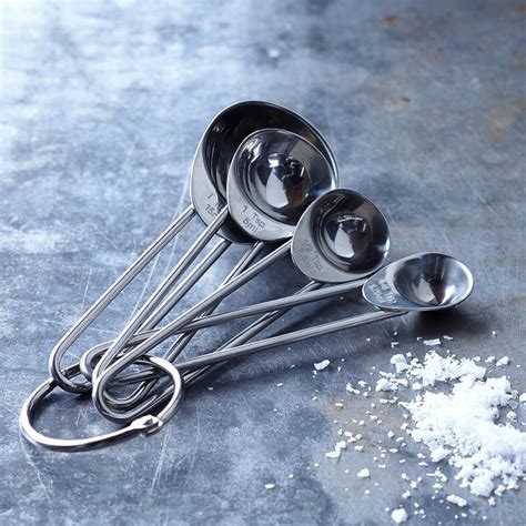 Williams Sonoma Open Kitchen Stainless Steel Measuring Spoons