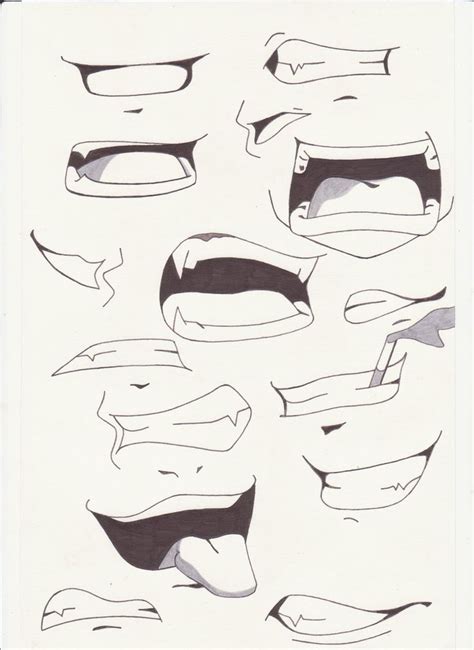 8 Best Images About Manga Mouth References On Pinterest
