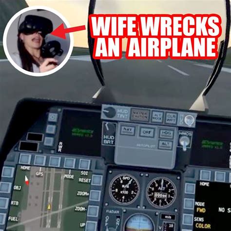 Merptv My Wife Wrecks An Airplane 😱
