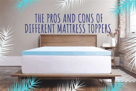 the pros and cons of different mattress toppers comfortlivingph official store