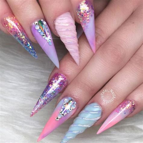 The Best Unicorn Nail Art Design Ideas And Tutorials Shiny Nails