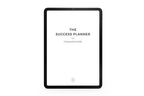 Success Planner Companion Guide Digital Download The Success System