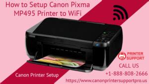 Learn how to to open the printer driver setup window on a windows pc to change print settings and other depending on the printer software you use, command names or menu names may vary and there may follow the steps below that match your computer's operating system, then go to step 2. How to Setup Canon Pixma MP495 Printer to WiFi?