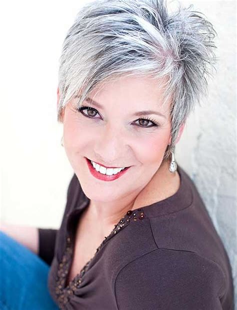 Pixie short gray hairstyles and haircuts over 50 in 2017. 33 Top Pixie Hairstyles for Older Women | Short Pixie ...