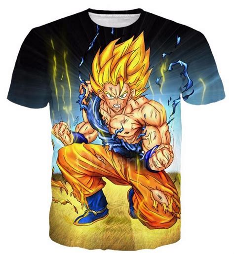 Officially licensed figurines are here too~ 2017 Casual Hip Hop Womens/Mens t shirt Cool Dragon Ball Z Short Sleeve Funny 3D Print T Shirt ...