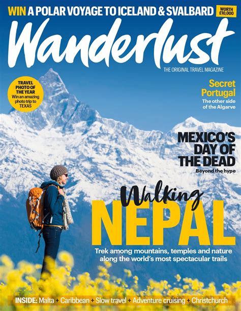 The Julyaugust 2019 Issue Of Wanderlust Travel Magazine Is Now On Sale