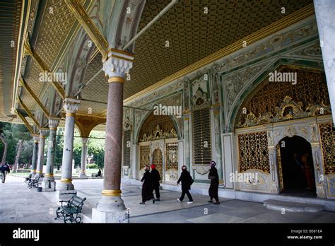 Topkapi Palace The Imperial Council Chamber Istanbul Turkey Stock