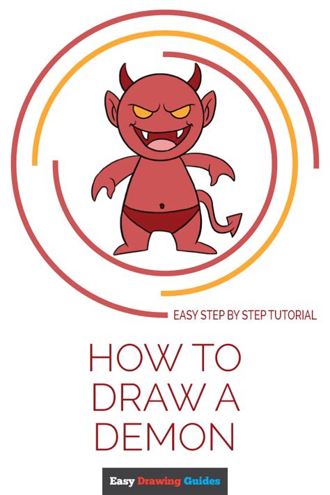 How To Draw A Demon Really Easy Drawing Tutorial
