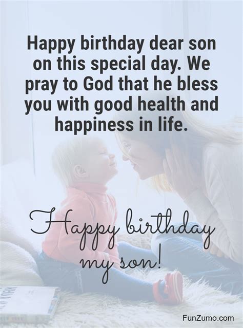 First Birthday Quotes For Son From Mother 100 Birthday Wishes For Son