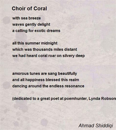 Choir Poems
