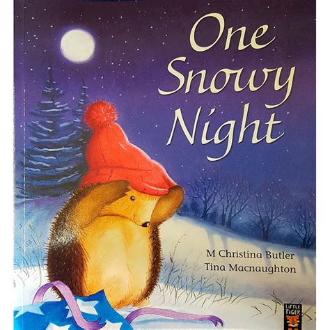 One Snowy Night Story Book The British Hedgehog Preservation