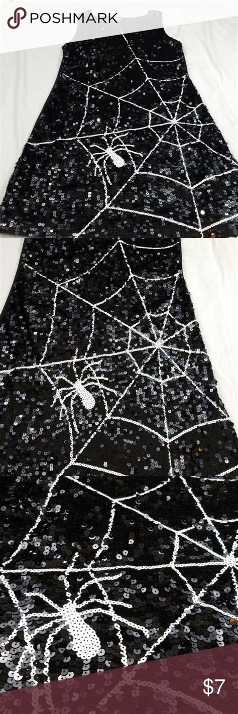 Sequin Spider Web Dress Dresses Sequins